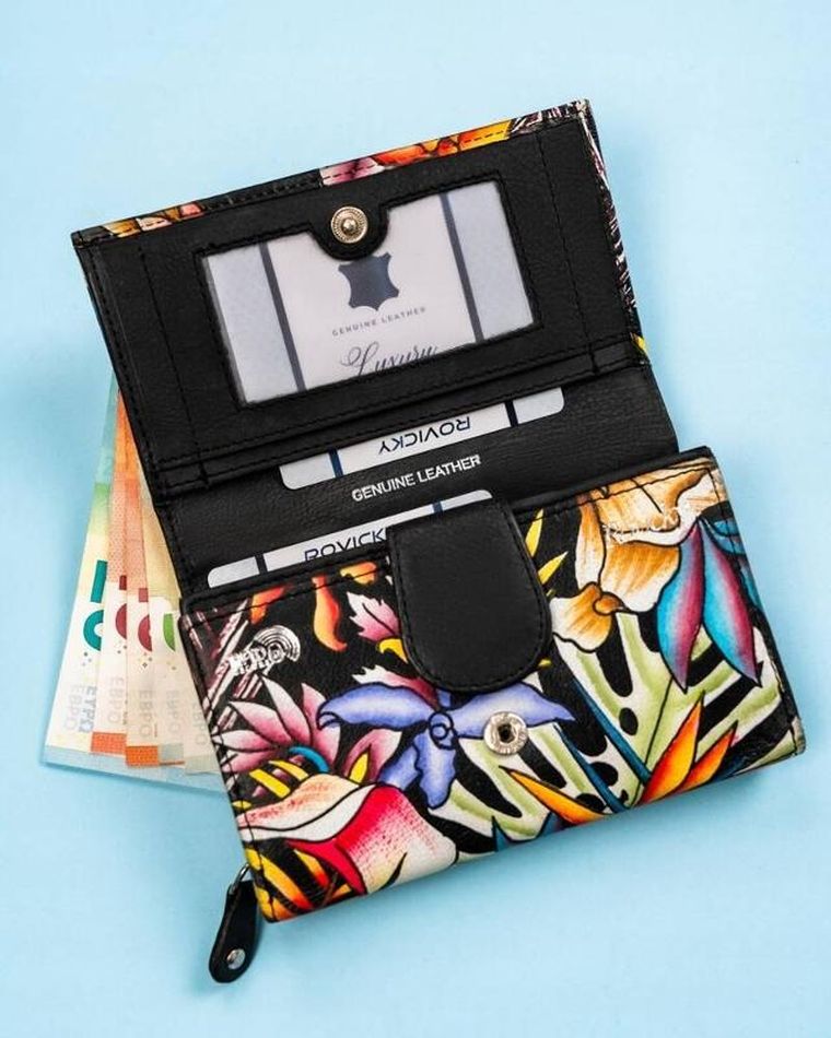 Portfel, mix, skórzany, Rovicky