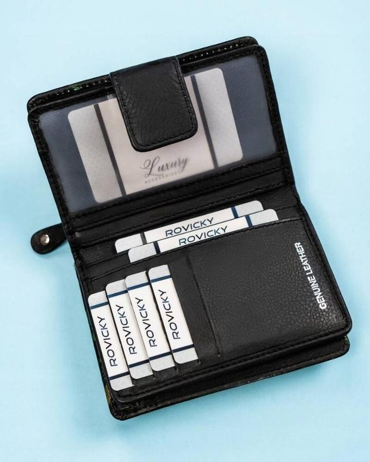 Portfel, mix, skórzany, Rovicky