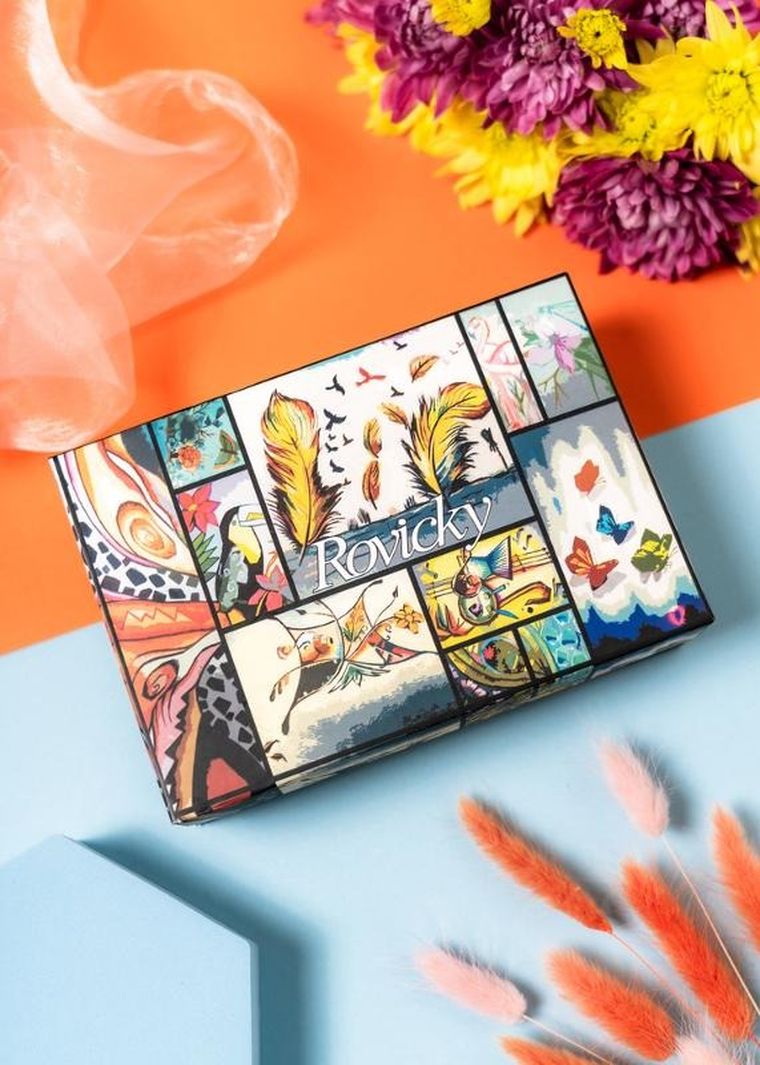 Portfel, pomarańczowy, skórzany, Rovicky