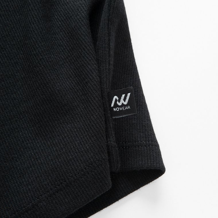 Prążkowany top z domieszką modalu NOWEAR