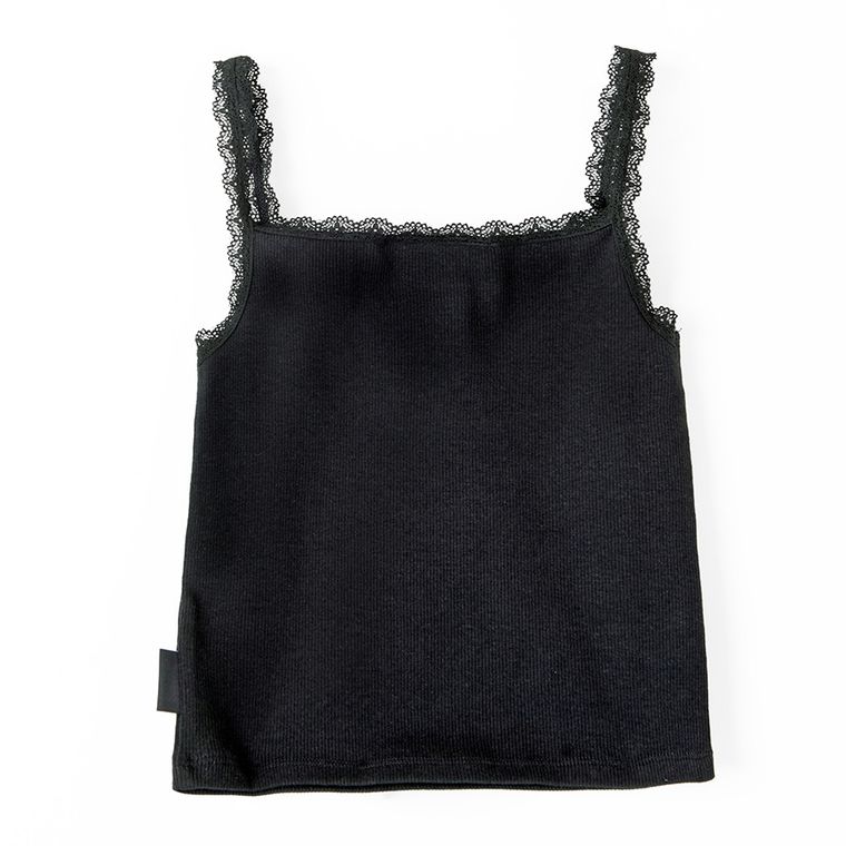 Prążkowany top z domieszką modalu NOWEAR