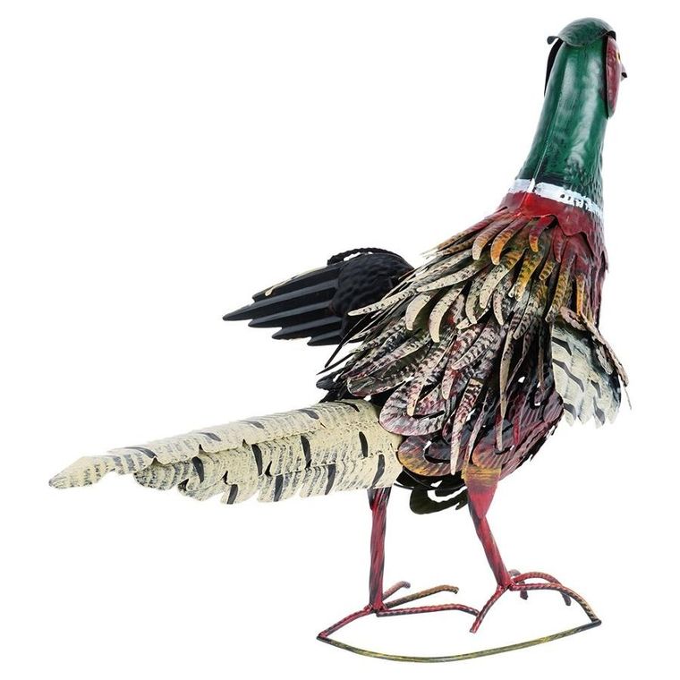 ProGarden, figurka ogrodowa metalowa, bażant, 64-20-40 cm