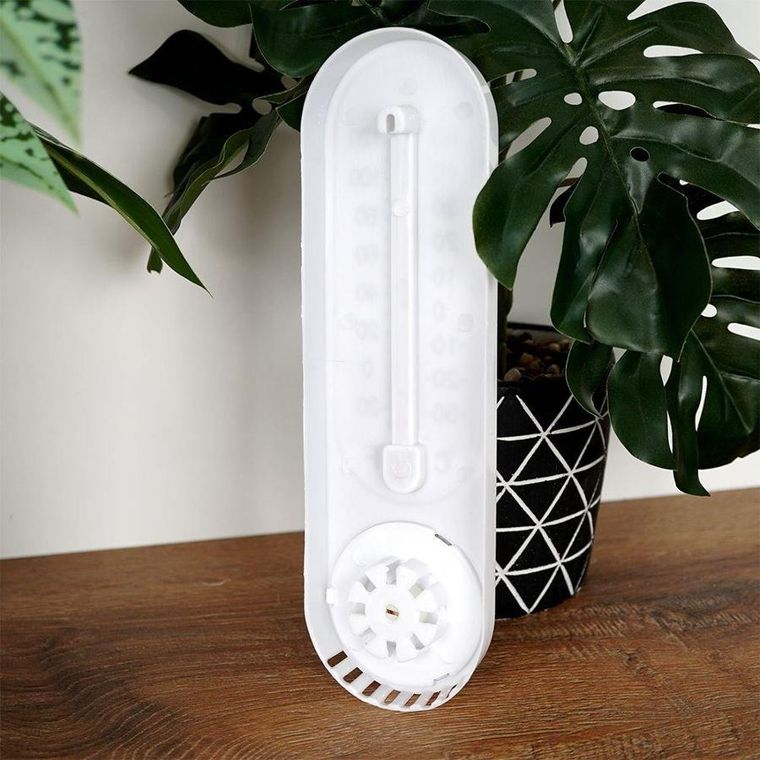 ProGarden, termometr z higrometrem zewnętrzny wewnętrzny, biały, 23 cm