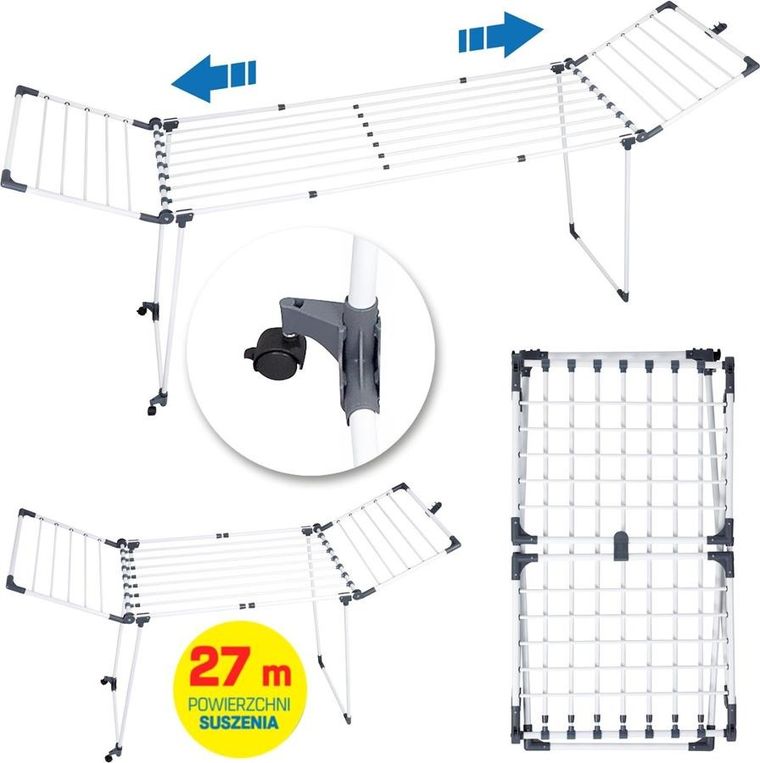 Promis, suszarka na pranie, rozsuwana