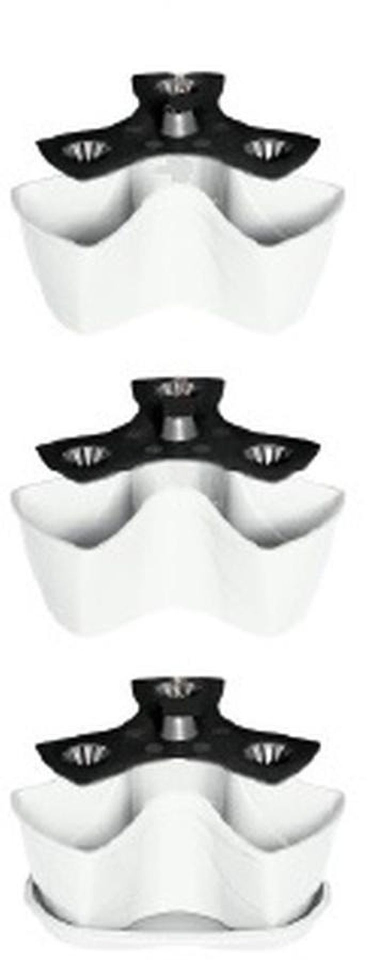 Prosperplast, doniczka kaskadowa do ziół, grafit