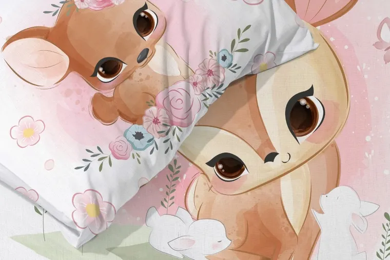 Przytulaki, Sarenka, 2-częściowy komplet pościeli, 100-135 cm