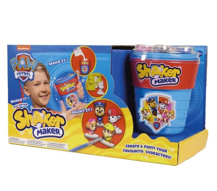 Psi Patrol, Shaker Maker, zestaw kreatywny do tworzenia i malowania figurek