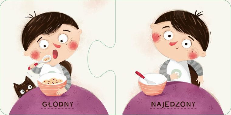 Pucio. Przeciwieństwa. Puzzle, 20 elementów