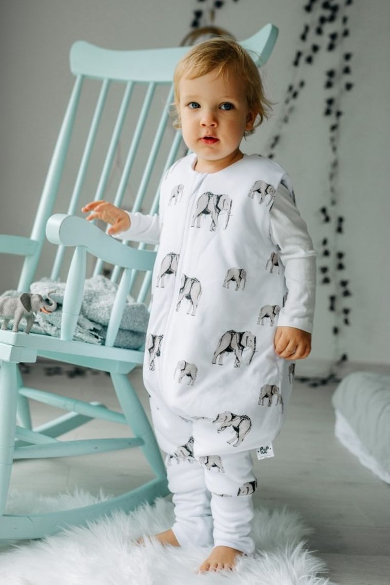 Pulp, Bamboo, Duże Słonie, śpiworek do spania ze skarpetkami, TOG 1.75, 12-30 m