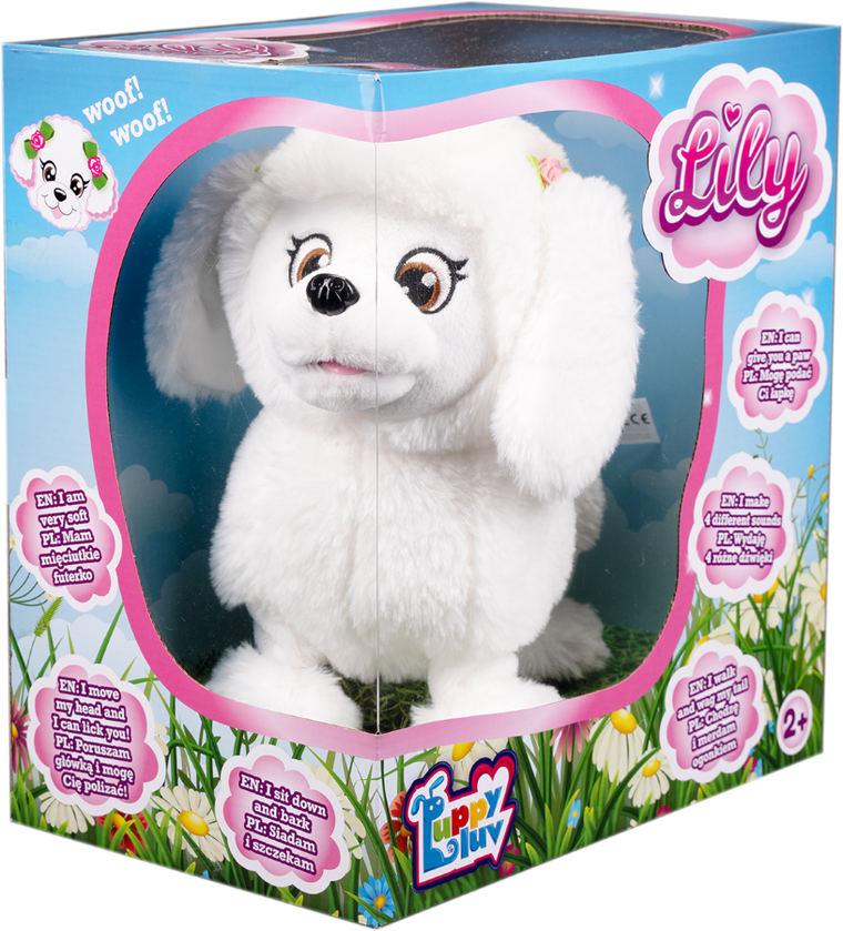 Puppy Luv, Lily, interaktywny piesek pudelek Lilly