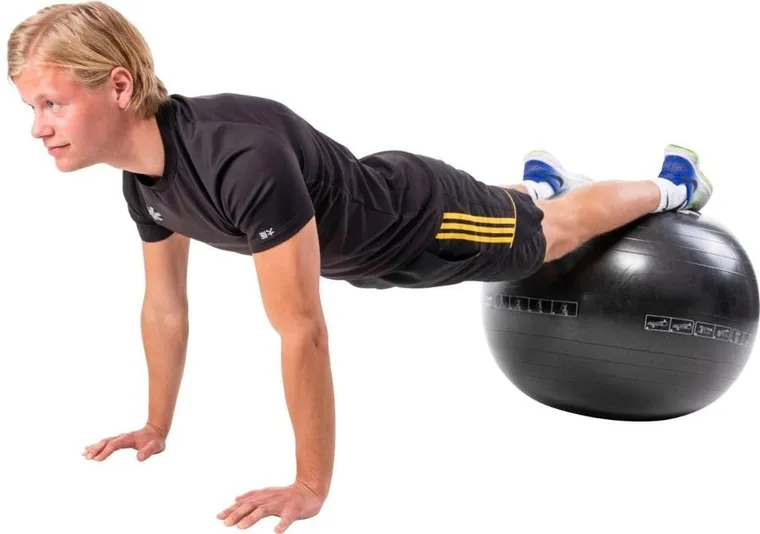 Pure 2 Improve, piłka do ćwiczeń fitness, czarna, 65 cm