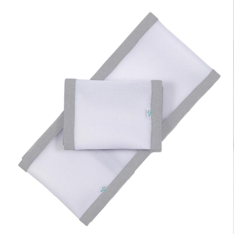 Purflo, Pur Air, oddychający ochraniacz do łóżeczka, Cloud Grey