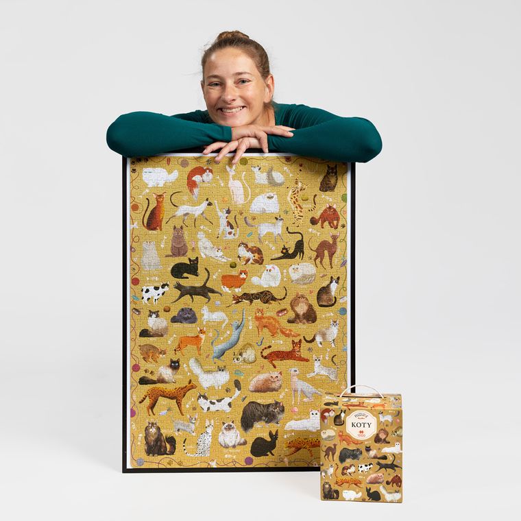 Puzzlove, CzuCzu, Koty, puzzle, 1000 elementów
