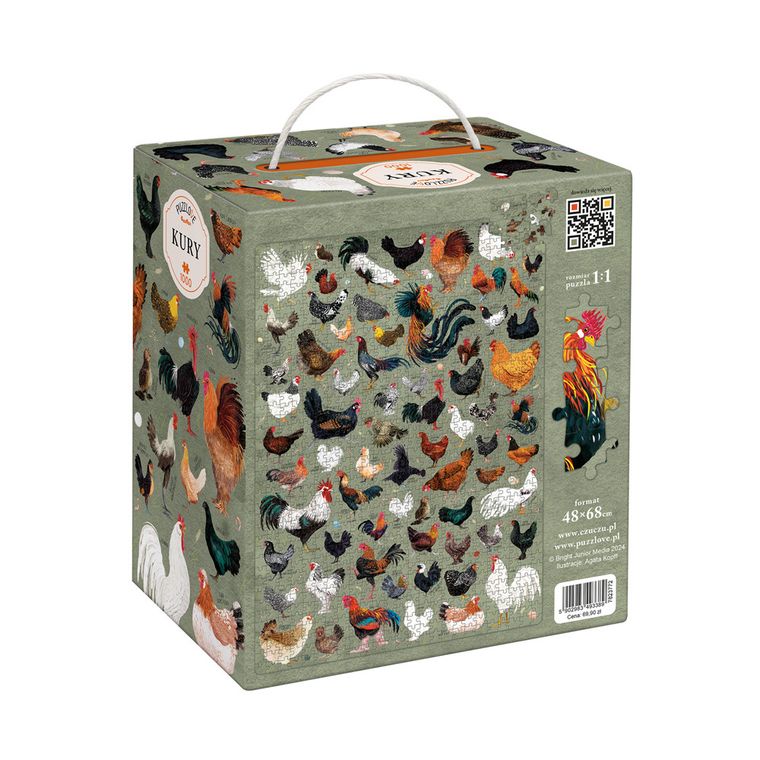 Puzzlove, CzuCzu, Kury, puzzle, 1000 elementów