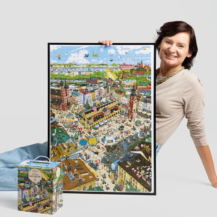 Puzzlove, CzuCzu, Miasto Kraków, puzzle, 1000 elementów