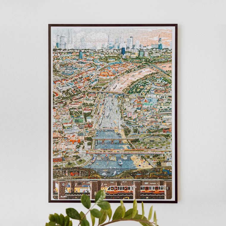 Puzzlove, CzuCzu, Miasto Warszawa, puzzle, 1000 elementów