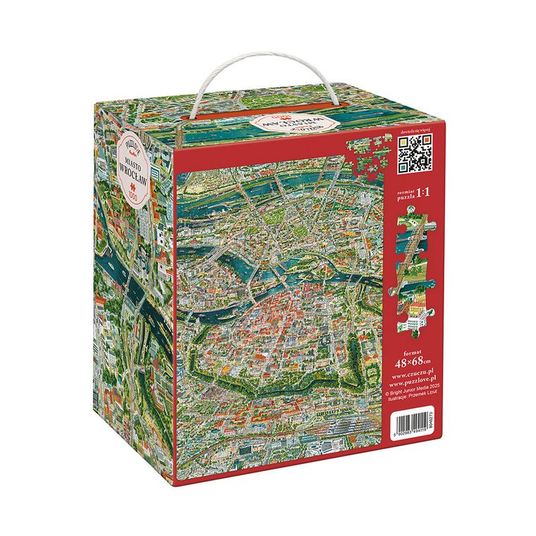 Puzzlove, CzuCzu, Miasto Wrocław, puzzle, 1000 elementów