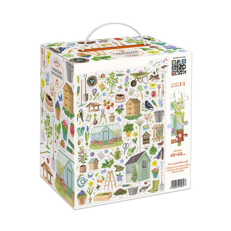 Puzzlove, CzuCzu, Ogródki działkowe, puzzle, 1000 elementów