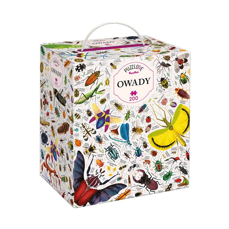 Puzzlove, CzuCzu, Owady, puzzle, 200 elementów