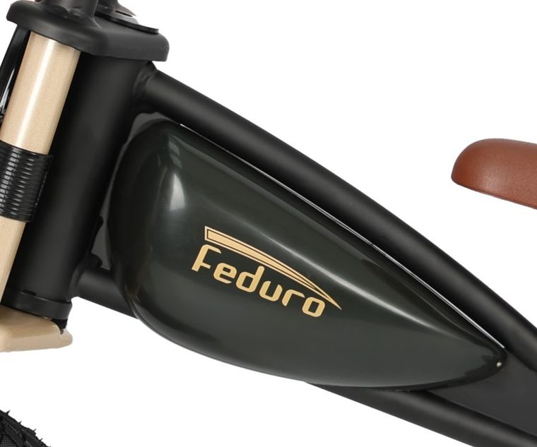 Qplay, Feduro, rowerek biegowy, Black-Golden