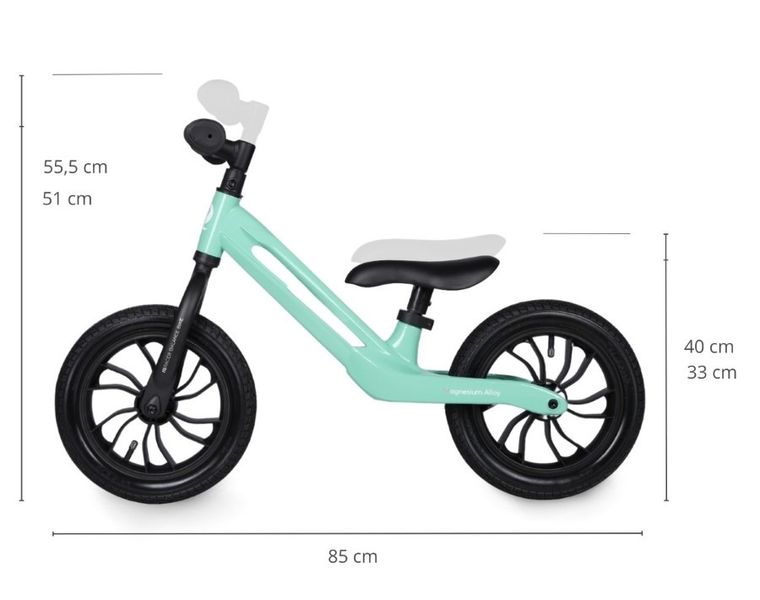 Qplay, Racer, rowerek biegowy, Mint