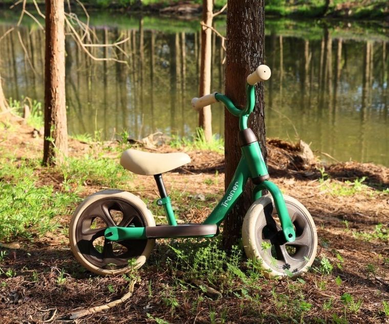 Qplay, Trainer, rowerek biegowy, green