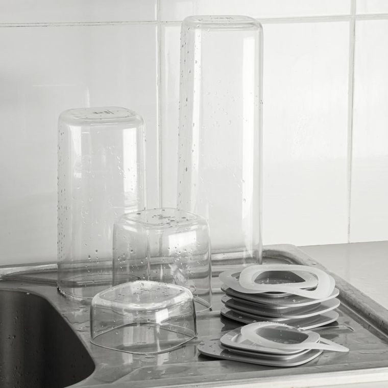 Qualy, Flat Top, pojemnik do przechowywania, 1.2l