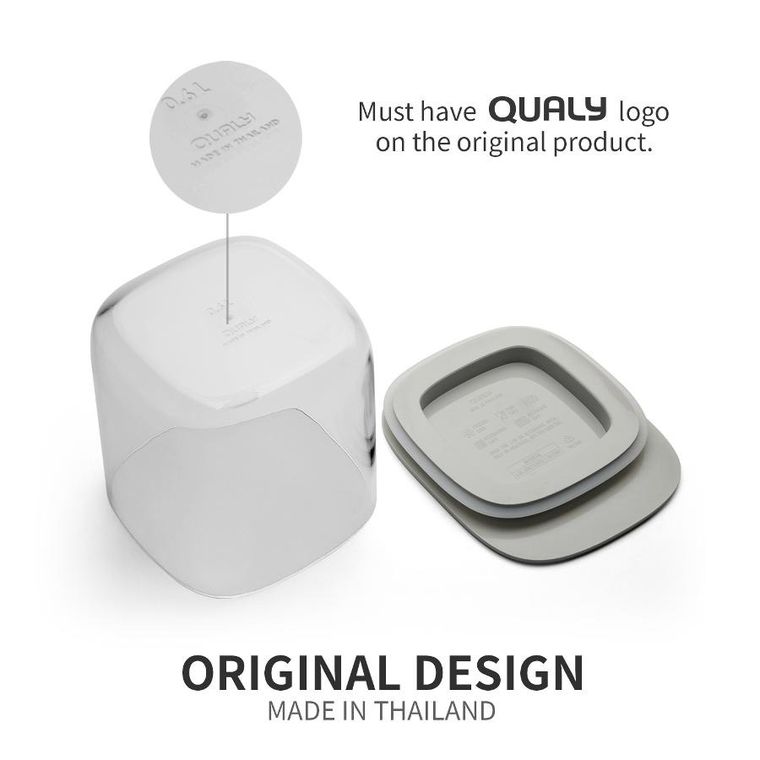 Qualy, Flat Top, pojemnik do przechowywania, 2l