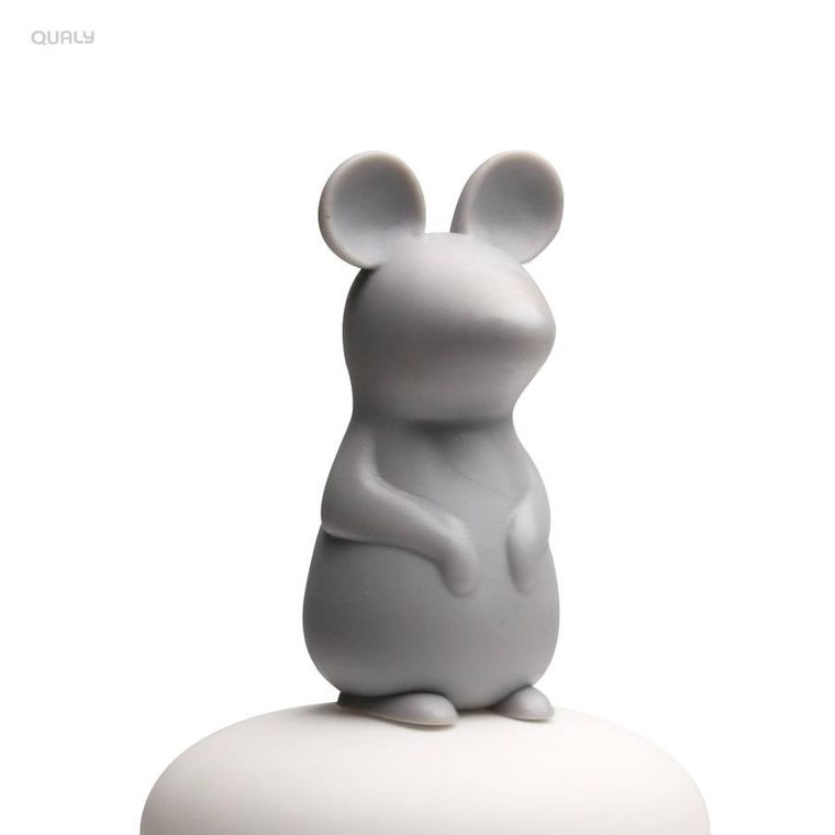 Qualy, Mouse, pojemnik do robienia lodów, 10435-WH-GY