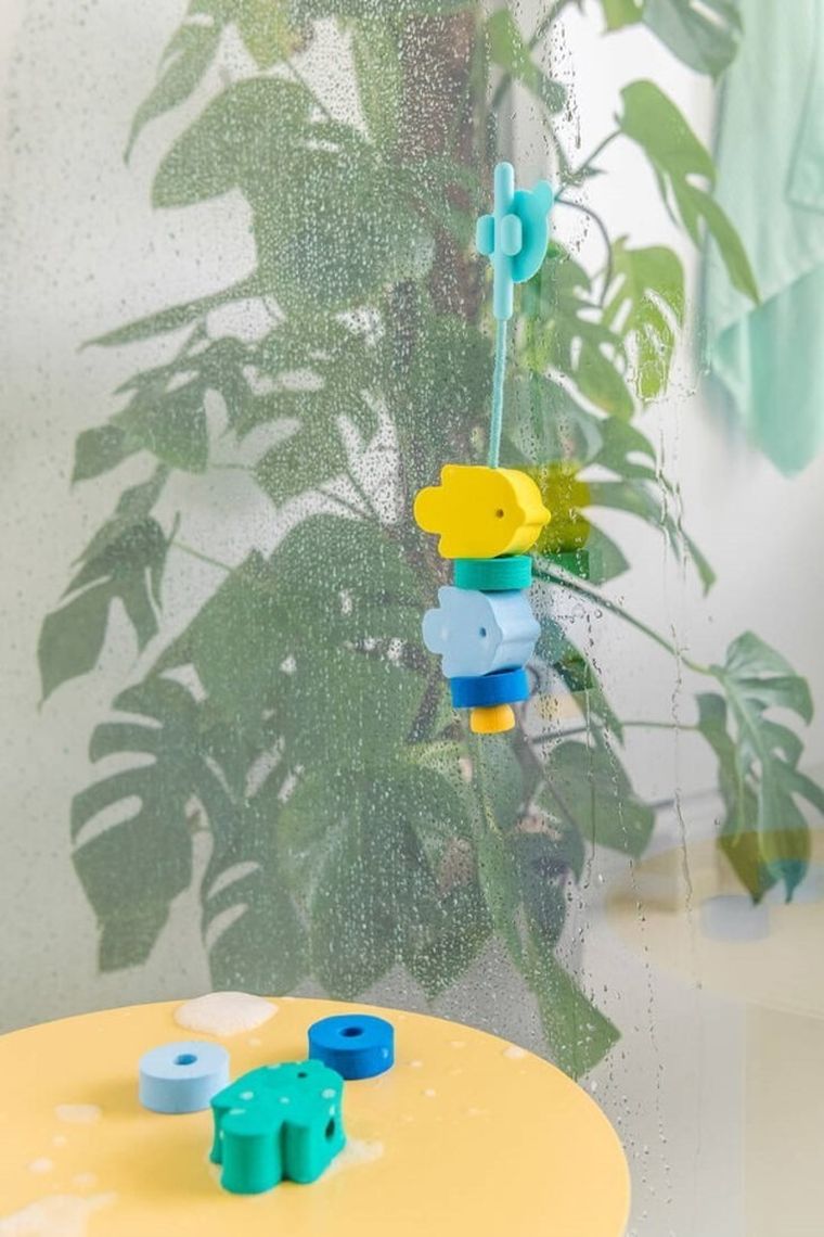 Quut, Beedi, klocki piankowe do kąpieli do nawlekania, Fish