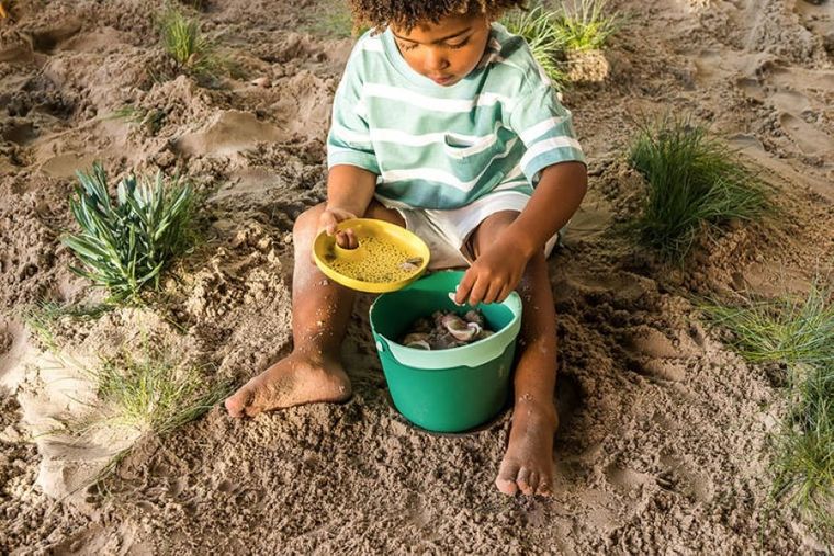 Quut, Bucki, wiaderko z sitkiem, Garden Green