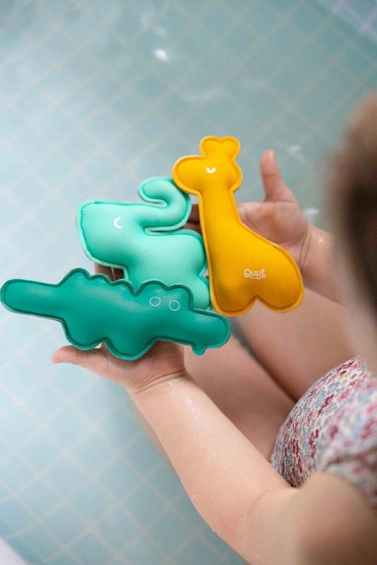 Quut, Dive Toys, zestaw zabawek z obciążeniem do nauki nurkowania, Safari
