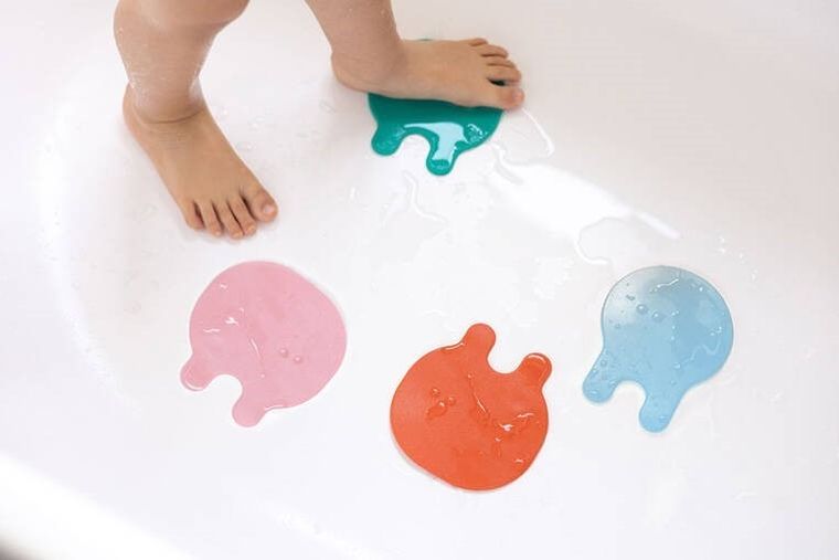 Quut, Grippi, Jellyfish, antypoślizgowe przyssawki meduzy do wanny, 16 szt.