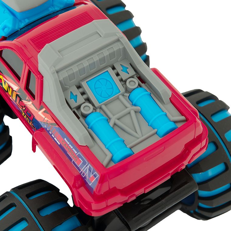 Race Xtreme, Wild Truck, samochód terenowy ze świecącymi kołami, pojazd zdalnie sterowany, 1:12