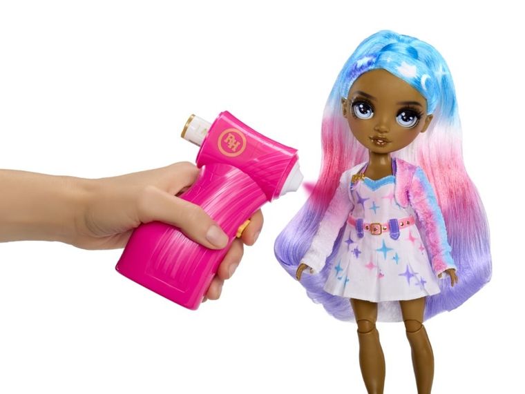 Rainbow High, Air Brush & Create, lalka modowa, Grey Eyes