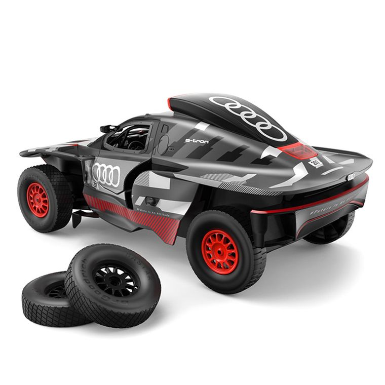 Rastar, Audi RS Q e-tron E2, pojazd zdalnie sterowany, szaro-czerwony, 1:14