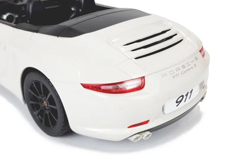 Rastar, Porsche 911 Carrera S, pojazd zdalnie sterowany, biały, 1:12