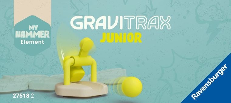 Ravensburger, GraviTrax Junior, Młotek, zestaw uzupełniający
