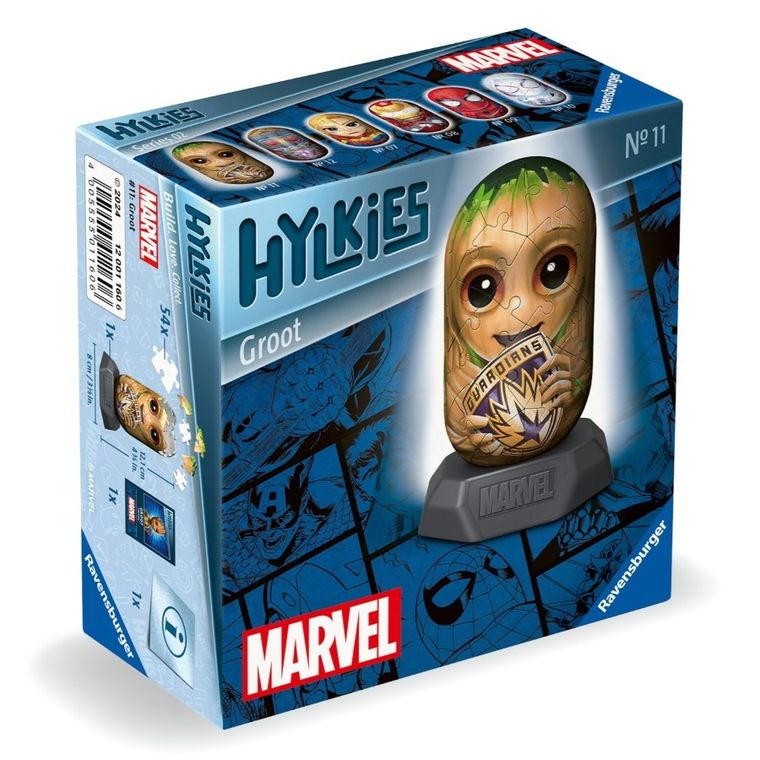 Ravensburger, Hylkies, Groot, puzzle 3D, 56 elementów