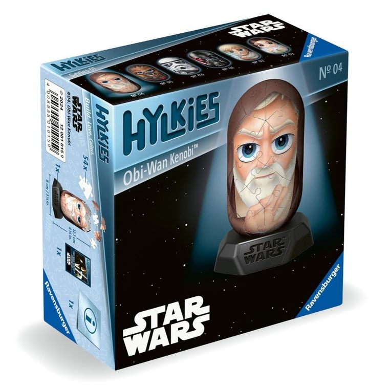 Ravensburger, Hylkies, Obi-Wan Kenobi, puzzle 3D, 56 elementów