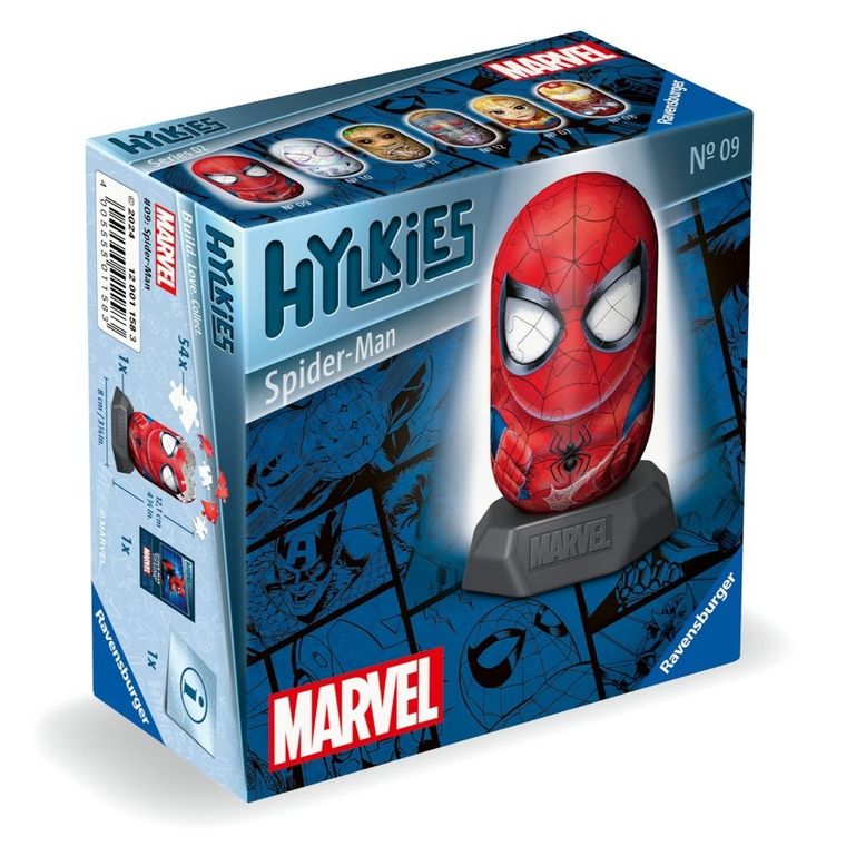 Ravensburger, Hylkies, Spider-Man, puzzle 3D, 56 elementów