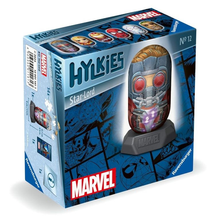 Ravensburger, Hylkies, Star-Lord, puzzle 3D, 56 elementów