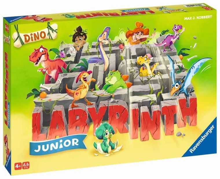 Ravensburger, Labyrinth Junior Dino, gra familijna