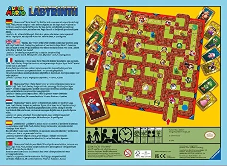 Ravensburger, Labyrinth Super Mario, gra familijna