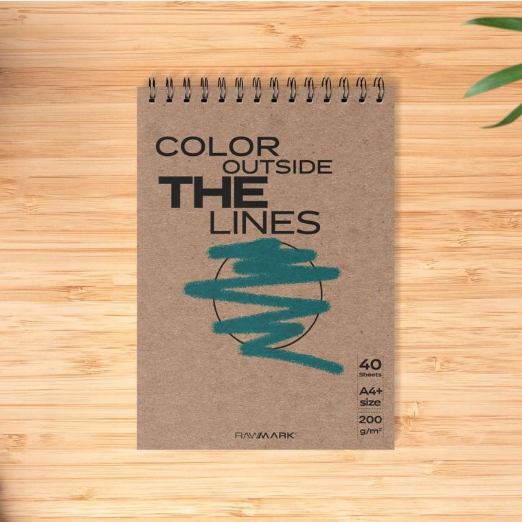 Rawmark, blok do markerów, A4, 40 arkuszy, 200gsm, 1 szt.