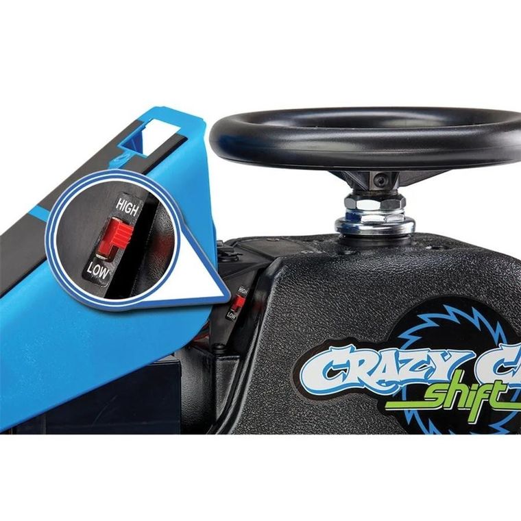Razor, Crazy Cart Shift, pojazd na akumulator do driftu, blue lithium