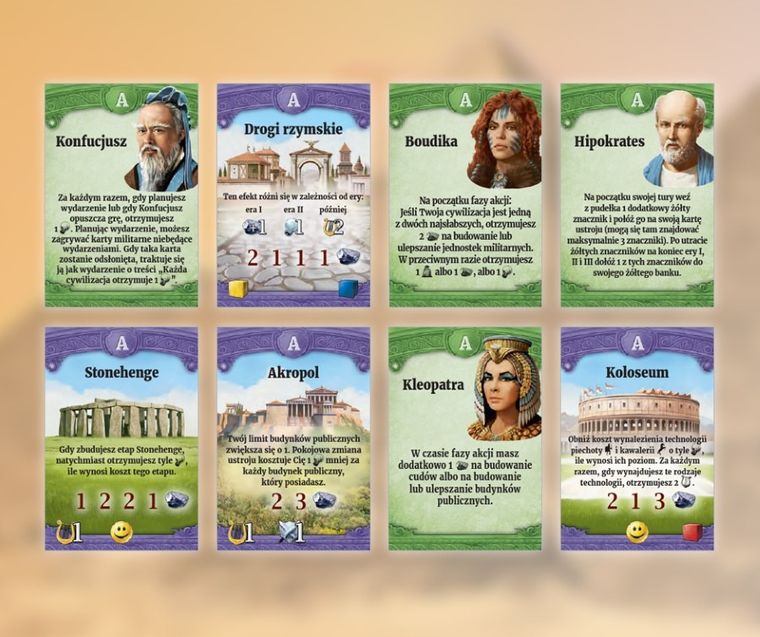 Rebel, Cywilizacja: Poprzez wieki - Cuda i liderzy, dodatek do gry