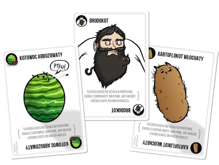 Rebel, Eksplodujące Kotki, gra towarzyska