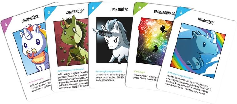 Rebel, Odjechane Jednorożce, gra karciana