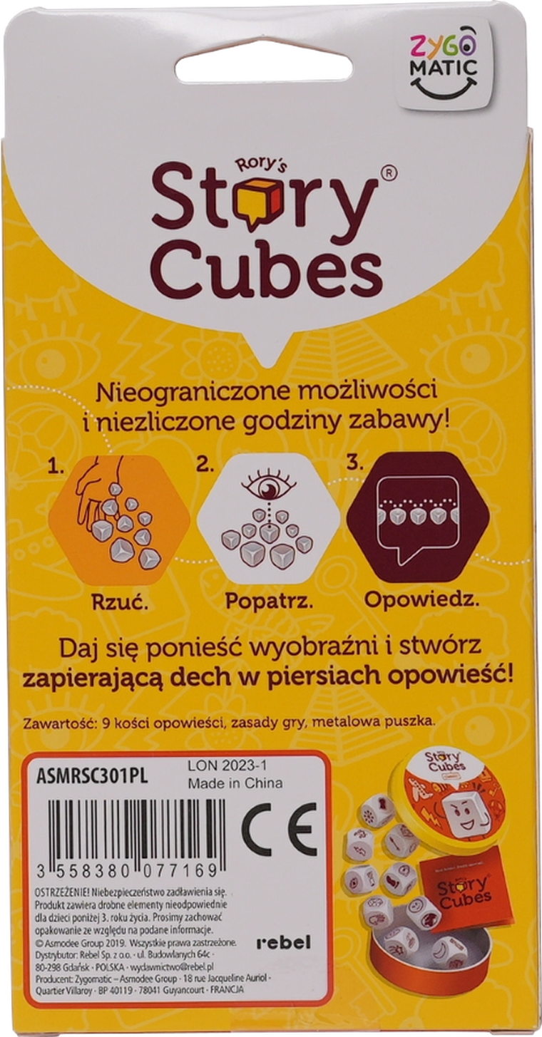 Rebel, Story Cubes, Stwórz historię, gra familijna
